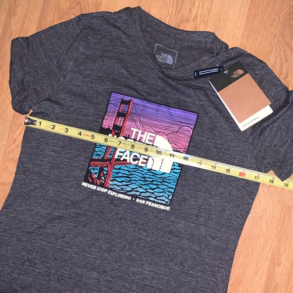 NWT The North Face Short Sleeve City Landmark Triblend Tee - San Francisco, M - Picture 3 of 9